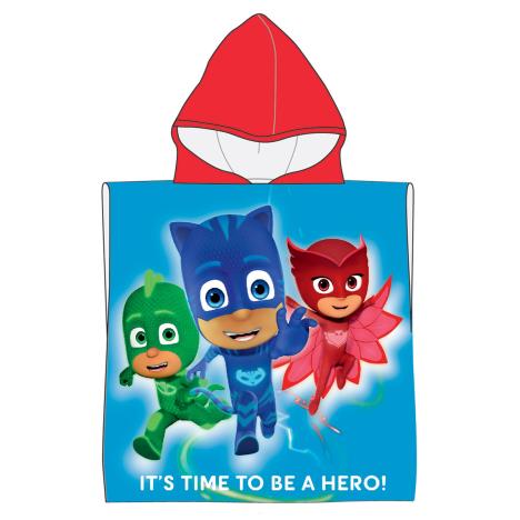 PJ Masks Time To Be A Hero Hooded Towel Poncho £5.49